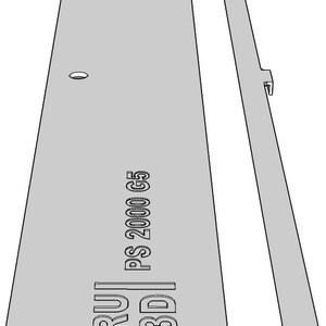 Reinforced table insert suitable for PARKSIDE PTKS 2000 G5 + H5, base plate insert image 2