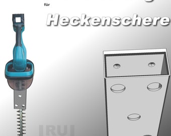 Wandhalterung für Heckenschere, Heckenscheren universal Halterung