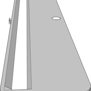 Reinforced table insert suitable for PARKSIDE PTKS 2000 G5 + H5, base plate insert image 3