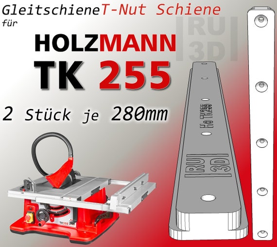 2x280mm T-Nut Schiene f. Holzmann TK255 Tischkreissäge - Etsy.de