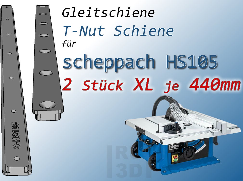 T-nut Rail Slide Rail for BOSCH GTS 254 Table Saw, Sliding