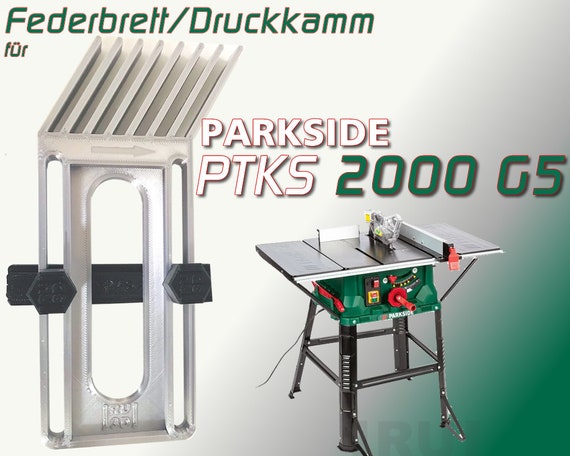 Pettine a pressione per tavola a molla per Parkside PTKS 2000 G5 Sega  circolare da tavolo, FeatherBoard -  Italia