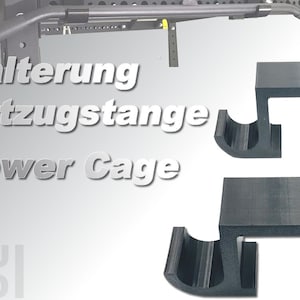 Lat pull bar bracket, lat pull bar holder, power rack cage