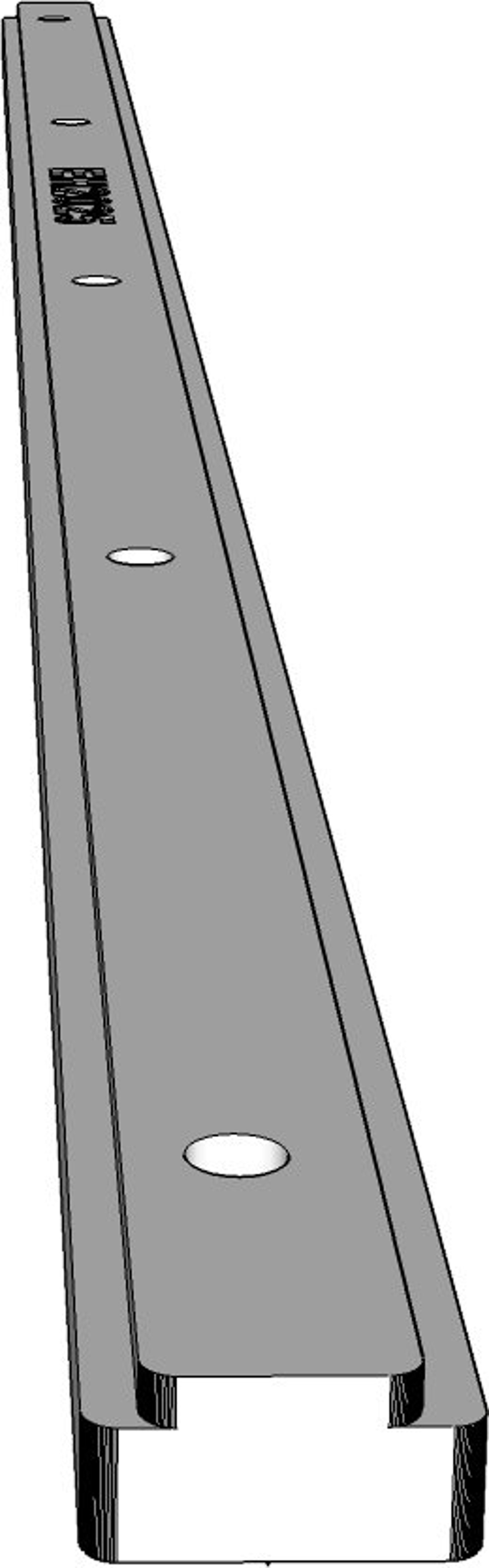 2x 440 Mm Slide Rail Tslot Rail for EINHELL TS 2025 Table Saw, Miter