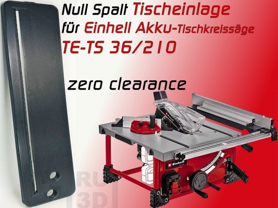 Zero Clearance Zero Gap Table Insert for EINHELL Cordless Circular Table  Saw TE-TS 36/210 - Etsy Israel