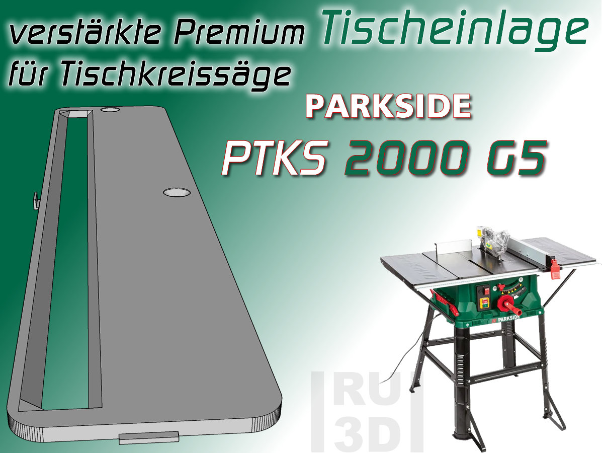 Inserto da tavolo premium rinforzato per PARKSIDE PTKS 2000 G5, piastra di  base, inserto -  Italia
