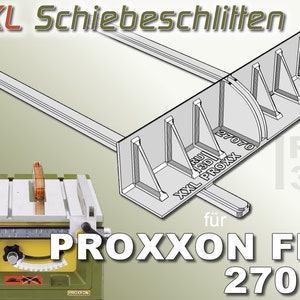 PROXXON FET 27070 テーブルソー用 XXL スライディングキャリッジ