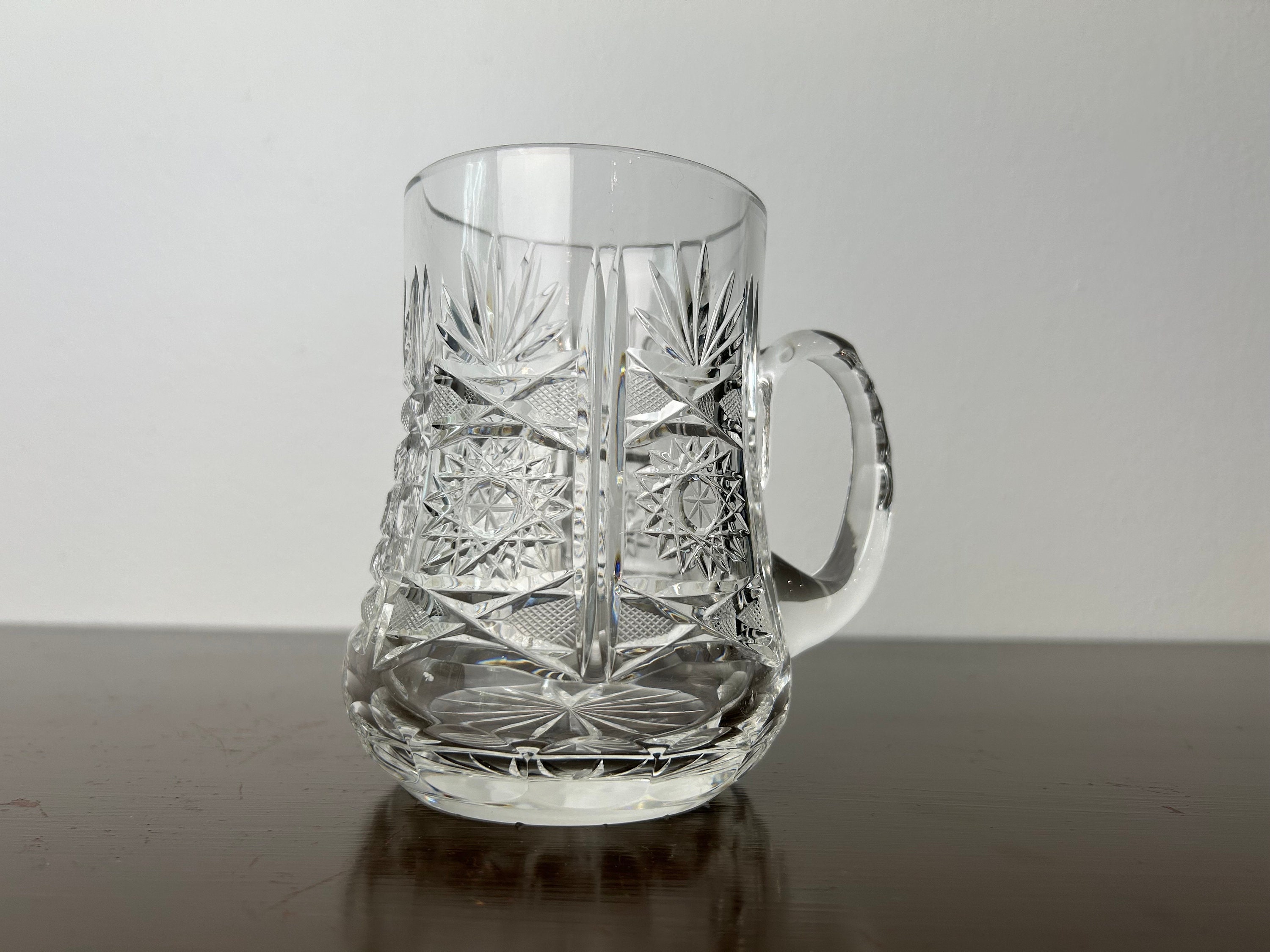 Crystal Beer Mug 340ml - Bohemia Crystal - Original crystal from Czech  Republic.