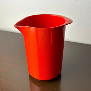 MCM Red Melamine Carafe/Jug Erik Lehmann for Rosti Mepal, Retro/Vintage 1970’s Juice Pitcher, Denmark/Danish Design, Juice/Cocktail/Mixology