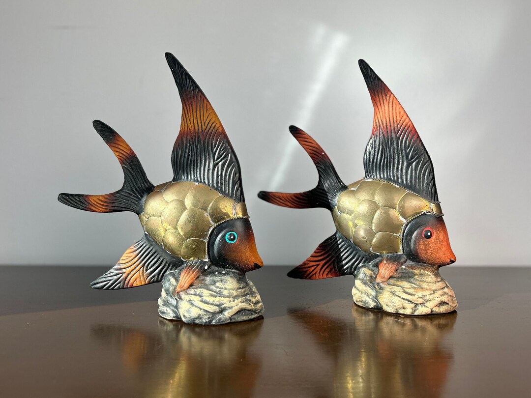 MEXICO メキシコ ARTE AZTECA社製 置物 エンゼルフィッシュ il_1080xN.5724458563_9dgc.jpg