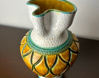 ヴィンテージ ミッドセンチュリー イタリアン テラコッタ マジョリカ