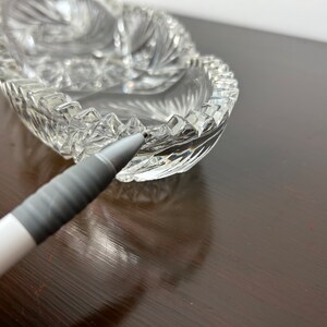 Antique American Brilliant Cut Glass Pinwheel Hobstar Celery/relish ...