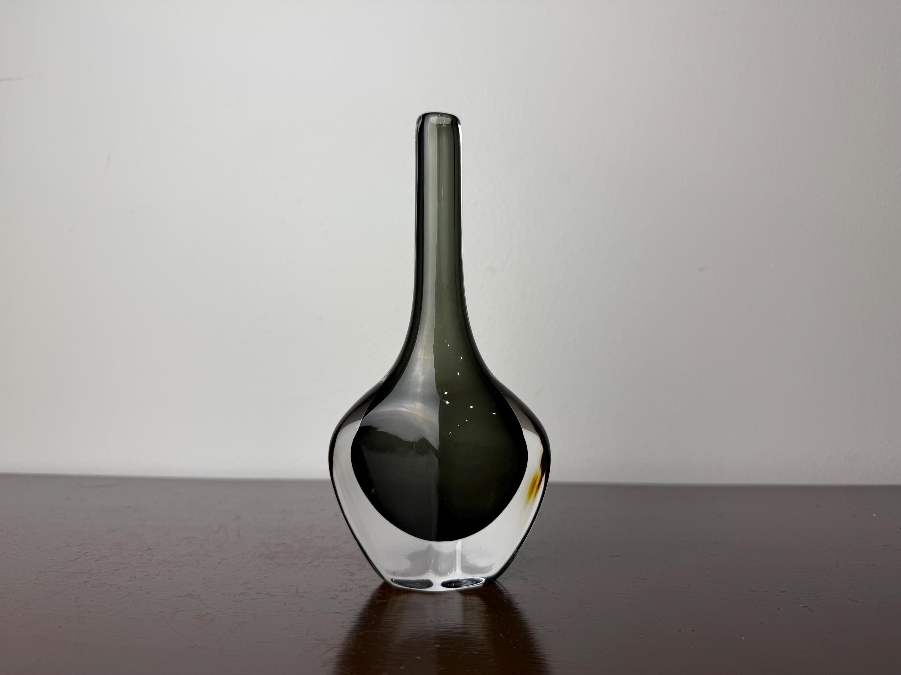 Nils Landberg　北欧/ガラス/花器/ビンテージ Nils Landberg Vase - Etsy