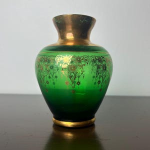 Green gold vase - Etsy 日本