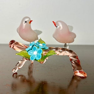 ベネチアガラス　鳥　置物　ムラーノ　murano ムラーノガラス MURANO ヴェネチアンガラス 鳥 置物 カモ ガラス