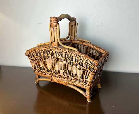 アンティーク ヴィンテージ ウィッカー ラタン