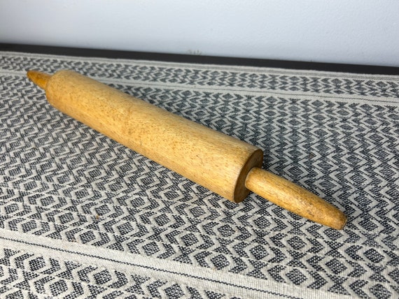 Set 4 Mattarelli In Legno Di Faggio - Utensili Da Cucina Per Impasto, Facili Da Pulire