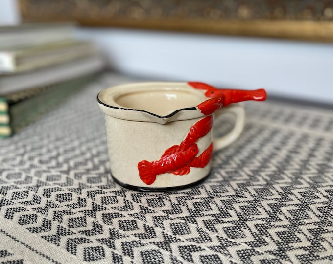 Vintage Ceramic Lobster Butter Warmer Bowl/dish 1950s Etsy