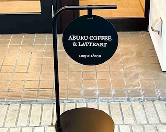 Zwaar buitenreclamebord, commercieel bord met a-frame, weerbestendig menubord, bord zakelijk stoepbord, dubbelzijdig metalen bord