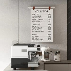 Listas y especiales personalizables para eventos y fiestas, tablero de menú de metal para montar en la pared para cafeterías y restaurantes, por precio