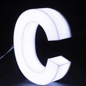 Letreros acrílicos LED personalizados para exteriores llamativos, letreros con luces LED, letreros con logotipo comercial, letreros de tiendas,
