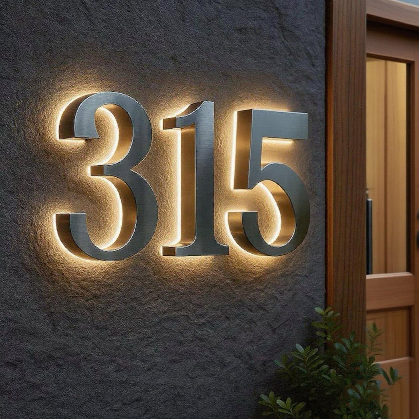 Modern Deco House Number Sign,metal Address Sign,modern Metal House ...