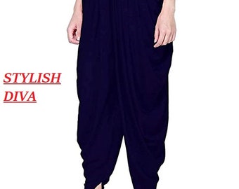 Dhoti Pantalones para Mujer, Pantalones, Indio Dhoti Pant, Indio Enthic Pantalones, Pantalones Yoga, Indio Vintage Pant, Algodón Dhoti Pant, t