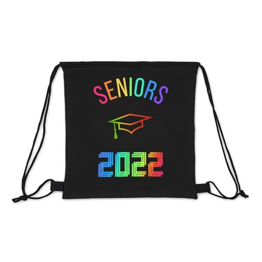 Disover neon senior | seniors 2022 | Outdoor Drawstring Bag