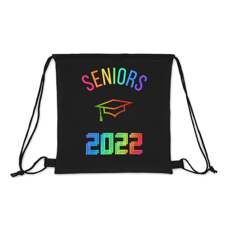 Discover neon senior | seniors 2022 | Outdoor Drawstring Bag