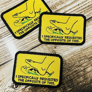 Don't tread on me patch - Embroidered Gadsden Flag - Sew on, iron or hook backing