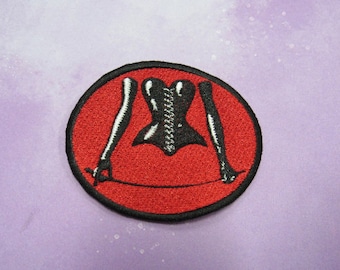 Dominatrix Patch - Sew on, iron on or hook backing