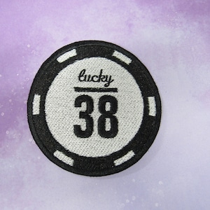 Lucky Poker Chip Patch