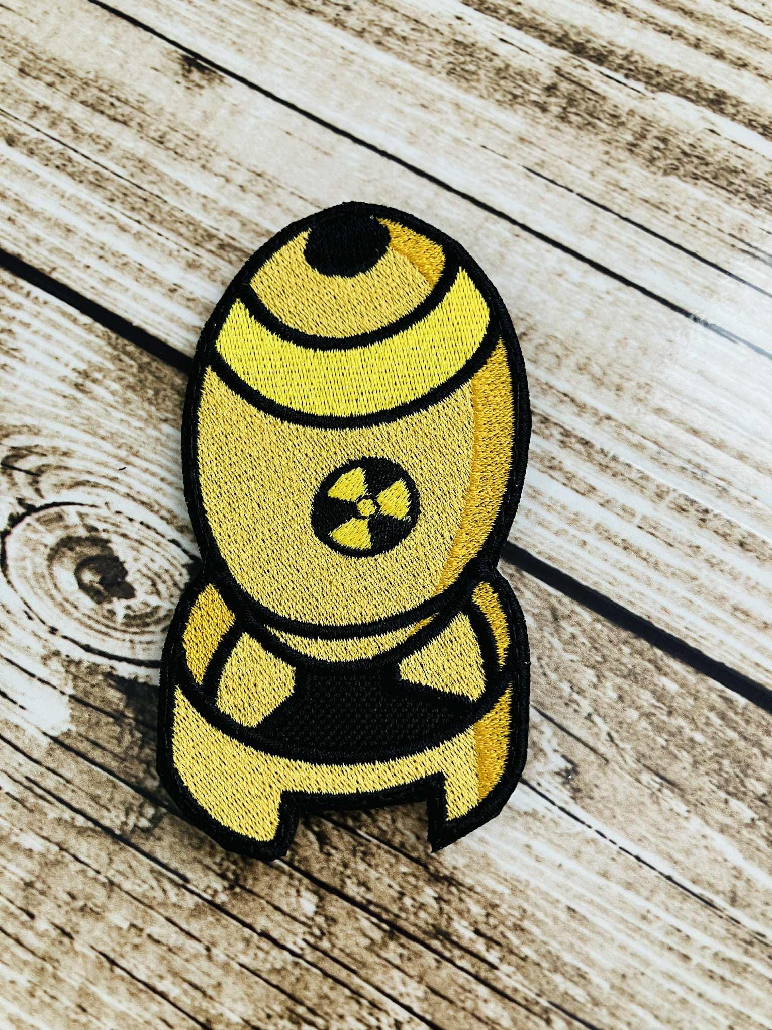 Atomic Bomb Embroidered Patch - Sew On, Iron on or Hook Backing - Etsy
