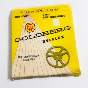 Vintage 400Ft 8Mm Reflex Film Reel Goldberg Brothers