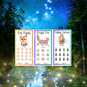 Frugal fox saving challenge set A6