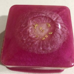 Boîte carrée en résine, bol à bonbons ou à chocolat, cadeau pour maman, cadeau pour femme, shower de bébé, cadeau de Noël, cadeaux, porte-perle, boîte à bijoux