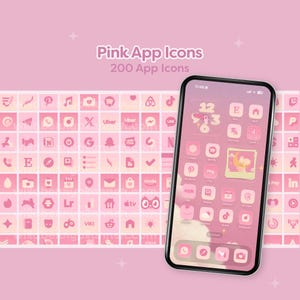 Pink Icon Pack for iOS/iPadOS/Samsung/Android ~ Pink Dreams Icon Set