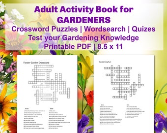 Activity Book for Gardeners