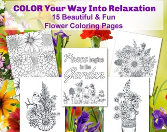 Floral Coloring Pages