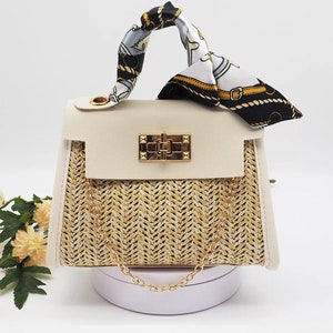 women's summer girl handbag pastoral style woven bag retro portable straw bag fashion messenger bag image 5