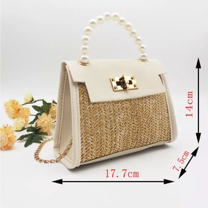 women's summer girl handbag pastoral style woven bag retro portable straw bag fashion messenger bag image 10