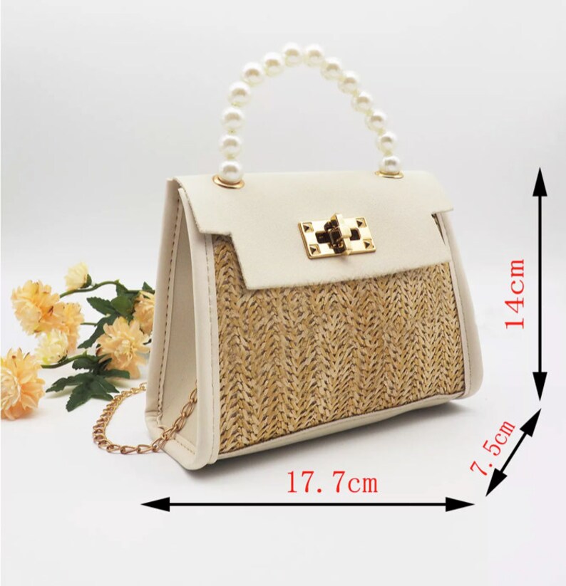 women's summer girl handbag pastoral style woven bag retro portable straw bag fashion messenger bag image 10