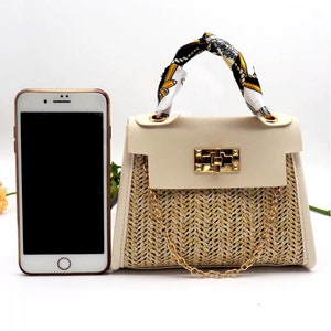 women's summer girl handbag pastoral style woven bag retro portable straw bag fashion messenger bag image 8