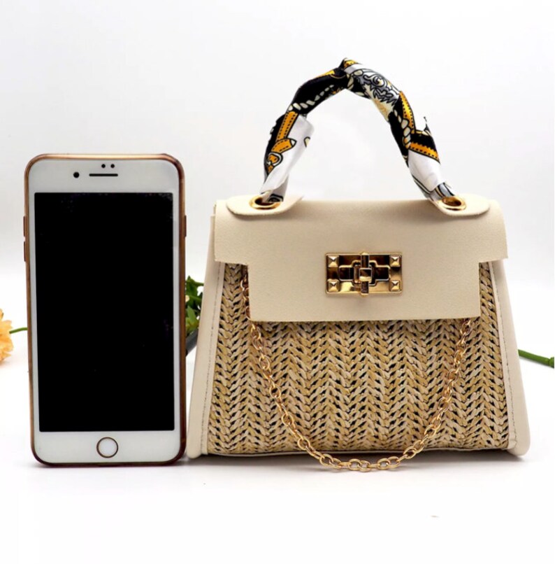 women's summer girl handbag pastoral style woven bag retro portable straw bag fashion messenger bag image 8