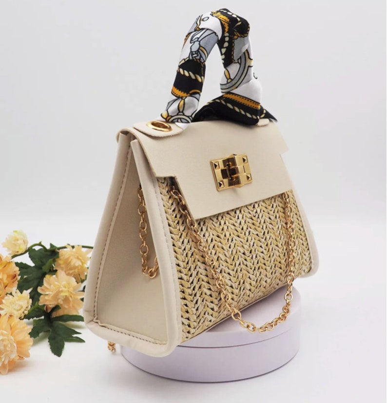 women's summer girl handbag pastoral style woven bag retro portable straw bag fashion messenger bag image 6