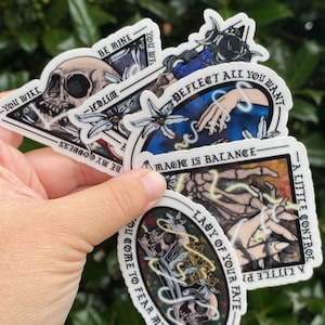 Hades and Persephone || CLEAR Vinyl Stickers