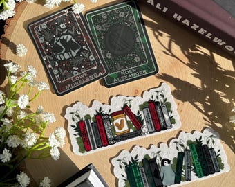 Bride and Mate Vinyl Stickers || Licensed by Ali Hazelwood || Waterproof, Weatherproof || Paranormal Romance, Kindle Stickers