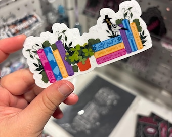 Demon Hunter Vinyl Booshelf Sticker || Waterproof, Weatherproof || KPDH