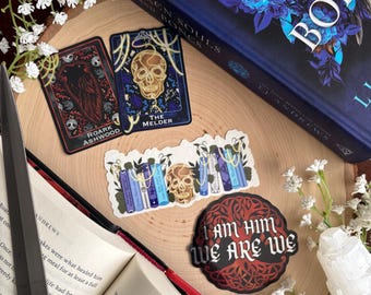 Broken Souls and Bones Stickers || Licensed by LJ Andrews || Waterproof, Weatherproof || Fantasy Romance, Kindle Stickers