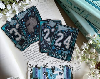 Heston U Hotshots Vinyl Stickers || Licensed by Veronica Eden || Hockey Romance || Waterproof, Weatherproof || Kindle Stickers